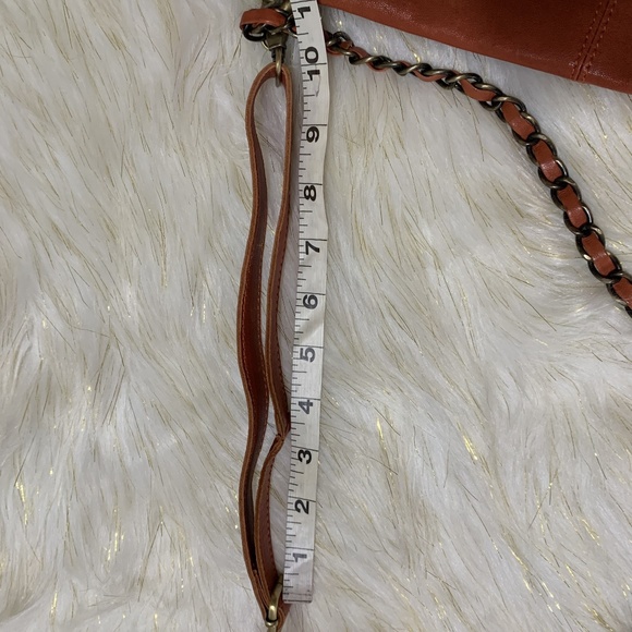JESSLYN BLAKE Orange Leather Crossbody - Picture 5 of 8